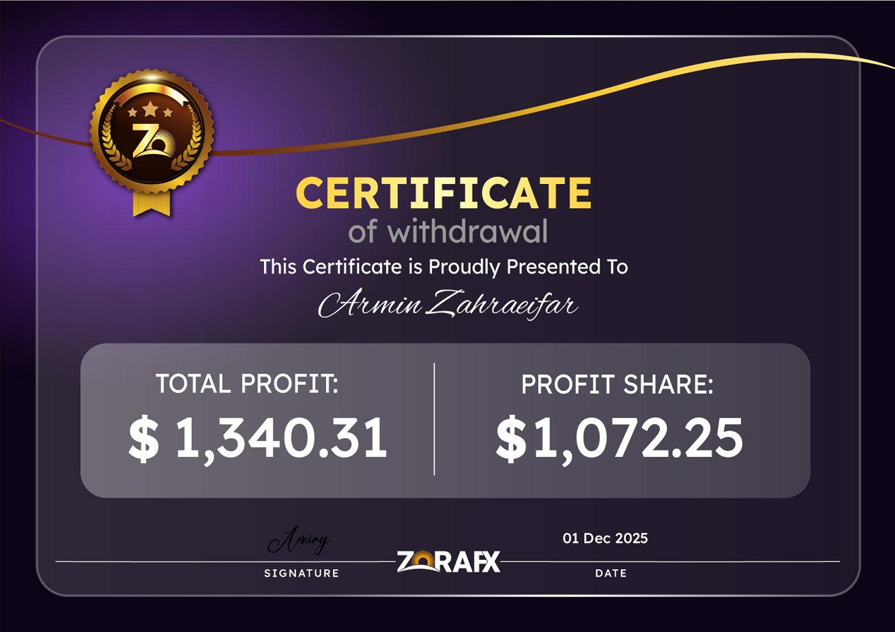 zora certificate